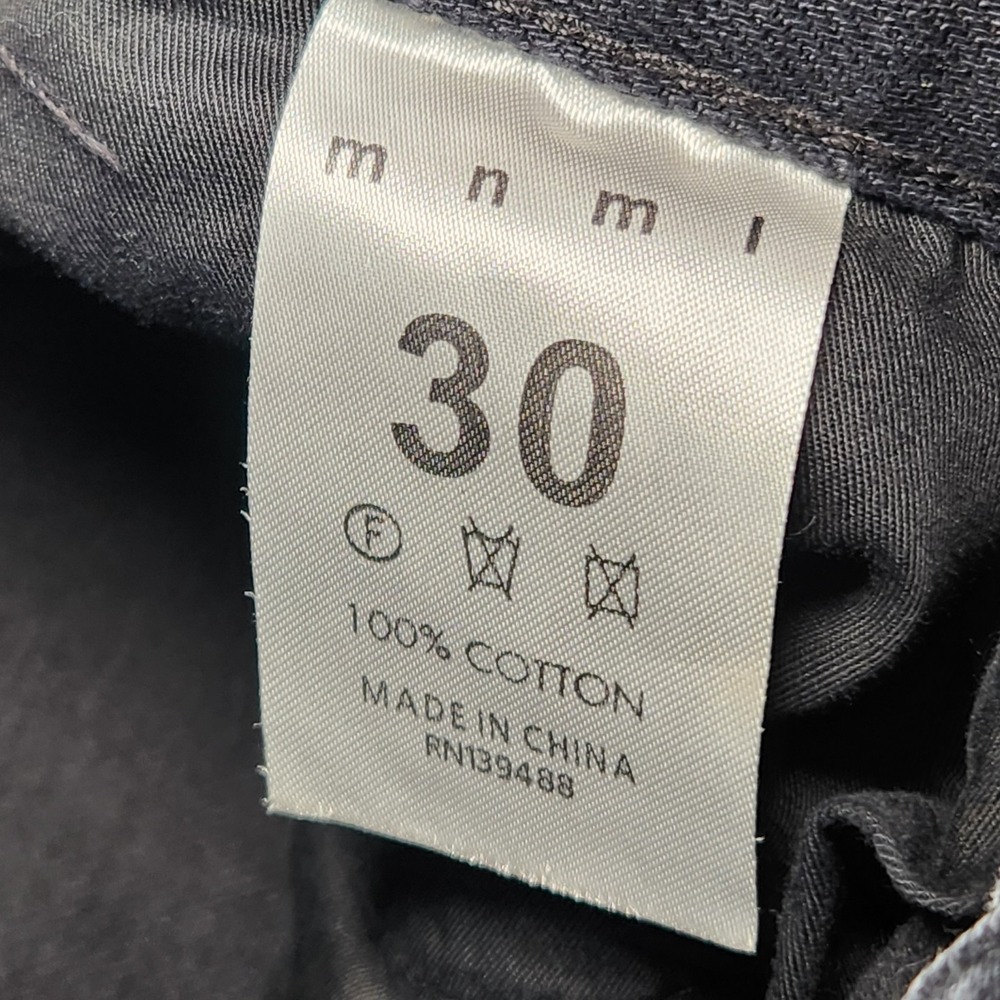 MNML Black Jeans with White Skeleton Bone Print - Picture 4 of 6